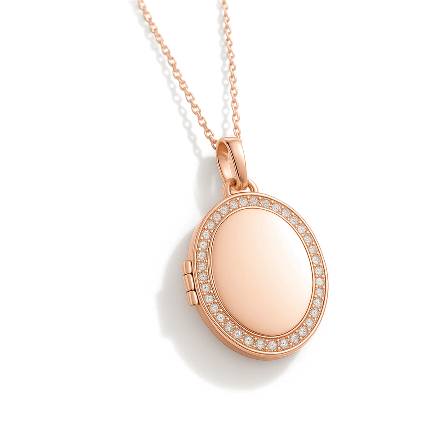 Medallion halsband med foto - Oval