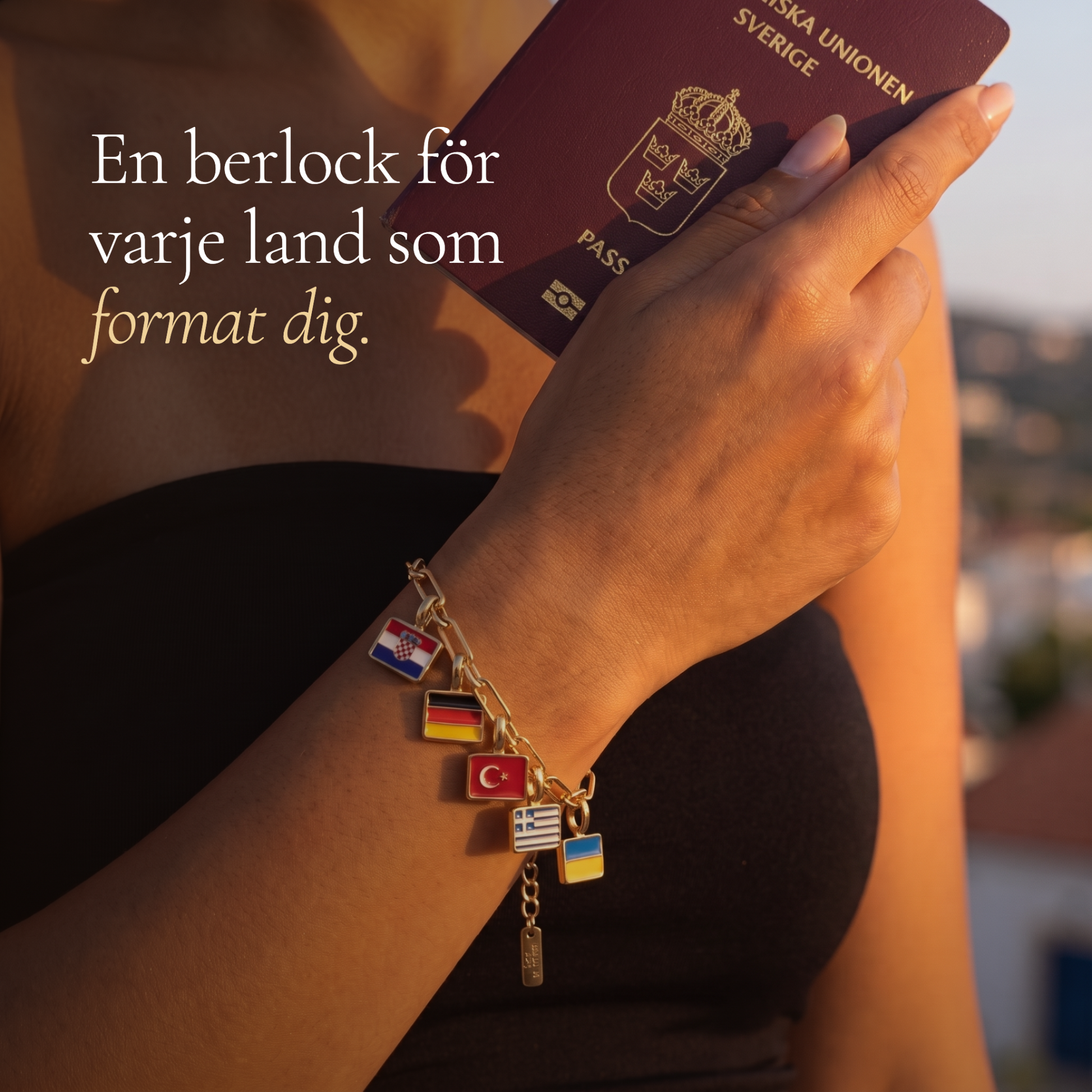 Armband med Landscharms – Pass