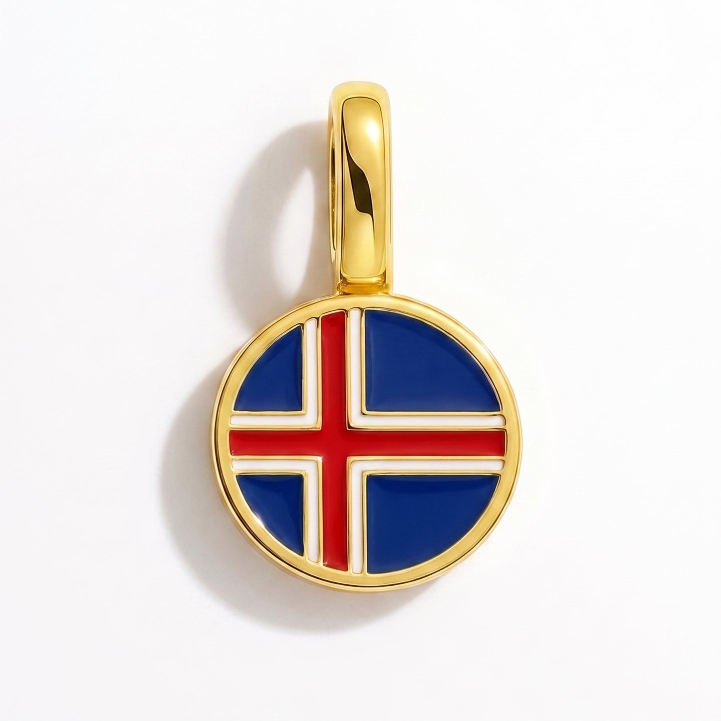 Flaggcharm Island – rund guld