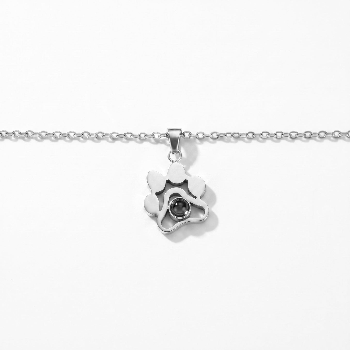 Halsband med personligt foto - Tassavtryck