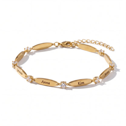 Personligt armband med gravyr