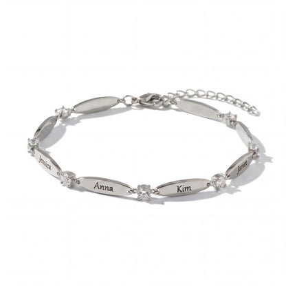 Personligt armband med gravyr