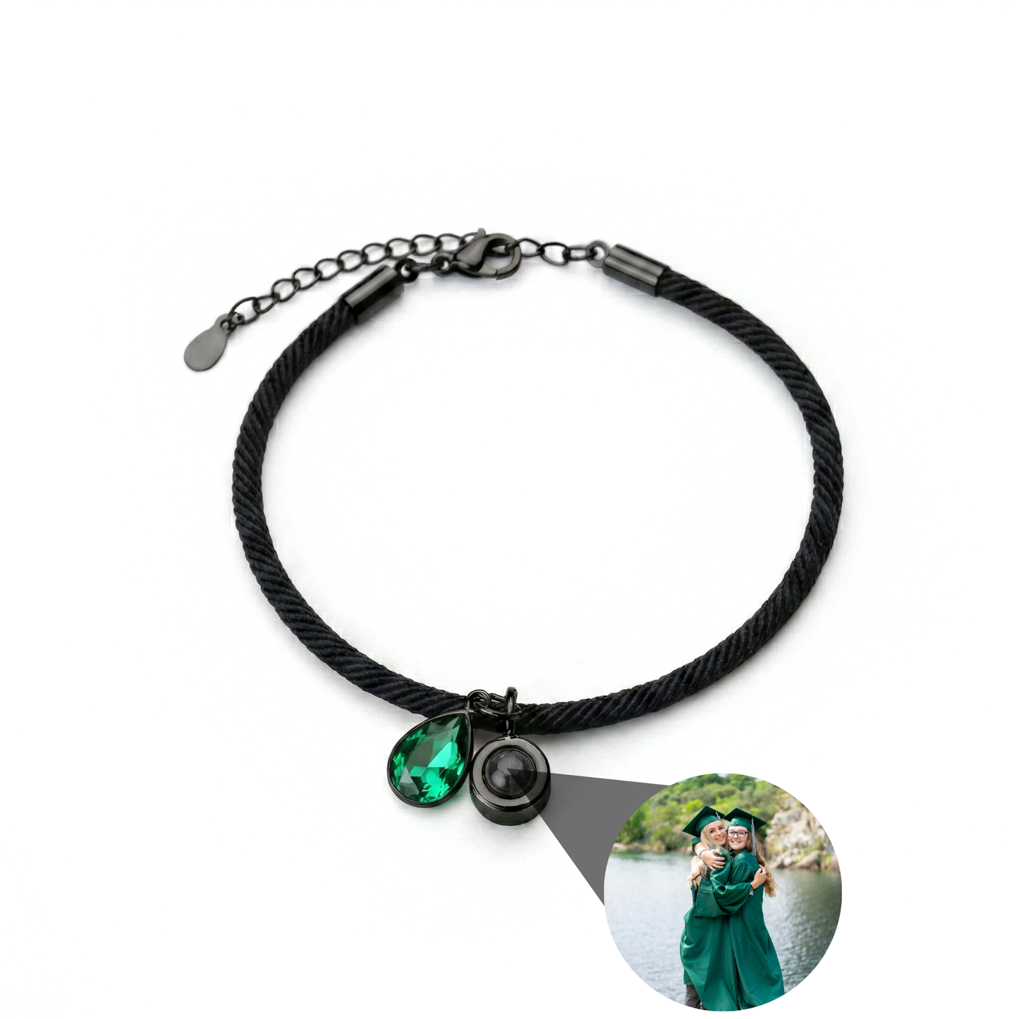 Fotoarmband med ditt eget foto - Essence Födelsesten