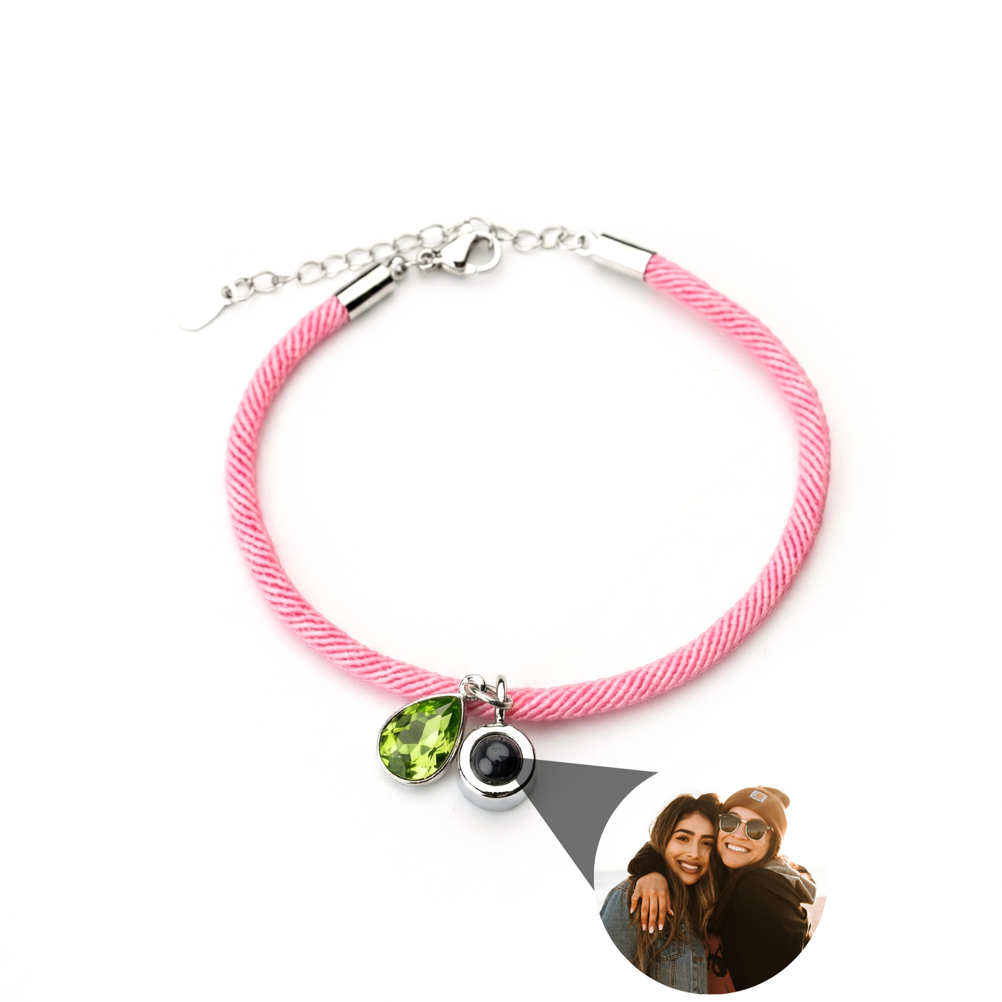 Fotoarmband med ditt eget foto - Essence Födelsesten