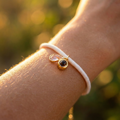 Fotoarmband med ditt eget foto - Essence Födelsesten