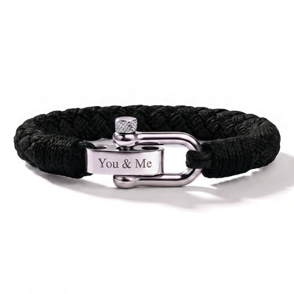 Flätat Armband med Gravyr