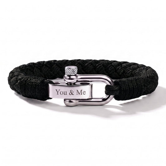 Flätat Armband med Gravyr